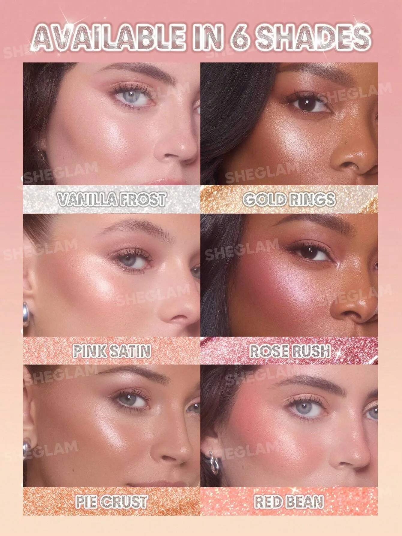 بعد از استفاده خرید هایلایتر استیکی شیگلم اصل + بهترین قیمت (Sheglam Buttery Bling Highlight Stick)